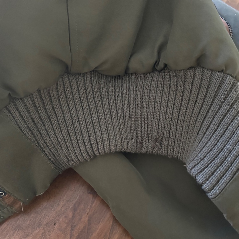 Vintage US ARMY AIR FORCES Flight Pants Mens 30 Green Type A-11 Bomber Shearling - Picture 17 of 17